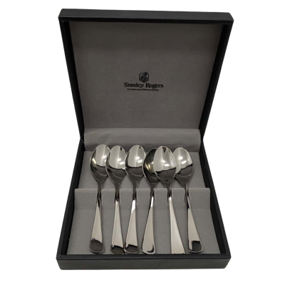 Stanley Rogers Collection Astrid Teaspoons Set Of 6 Silver Colour 