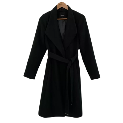 Basque Womens  Size 10 Blazer / Trench Coat Green 