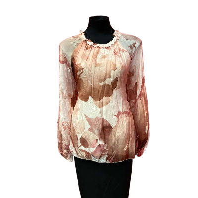  Womens  Size L (tends to run small) La Strada Top Silk and Viscose 