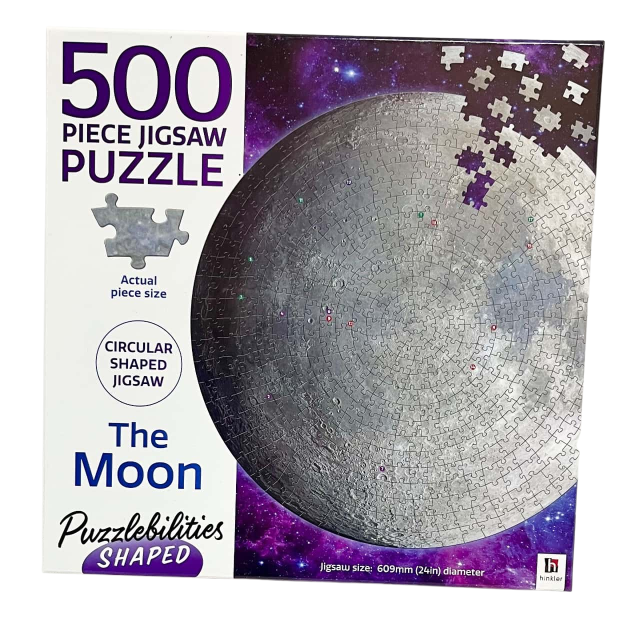 The Moon Circular Jigsaw Puzzle Including Moon Landings (s)