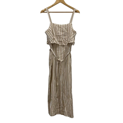 Witchery Women's Dress Size 10 Brown / Striped / White RRP$150
