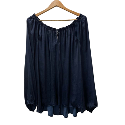 Mink Denim BNWT Womens  Size 18 Long Sleeve Shirt Blue 