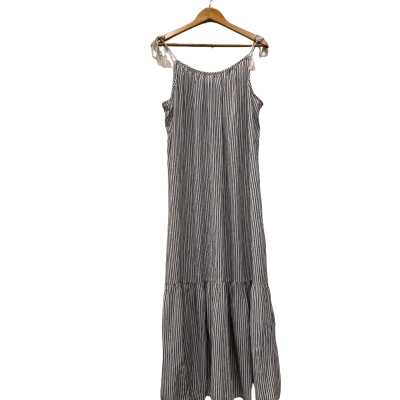 Target Womens  Size 20 Maxi Dress Black  / Striped / White 