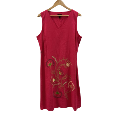 Jag Women's Size 16 Casual Dress Red 
