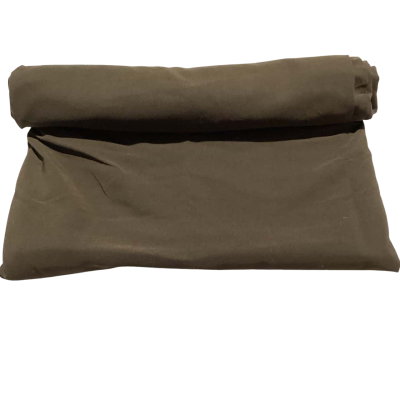 Chocolate Brown Thick Stretch ( good for trousers or skirts)  150 x 380              FAB4