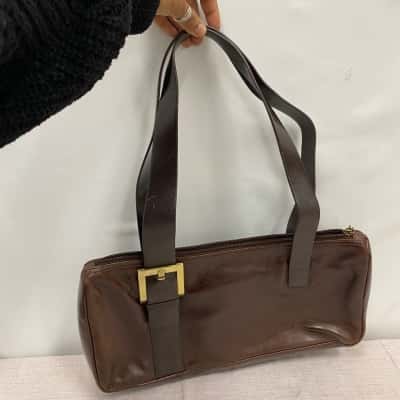 Exotix Genuine Leather of Italy Women's Purse Brown 