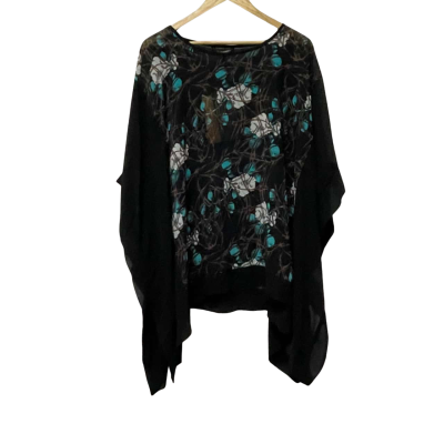 Liz Jordan Womens  Kraftan Size 18 Black  / Brown / Teal 