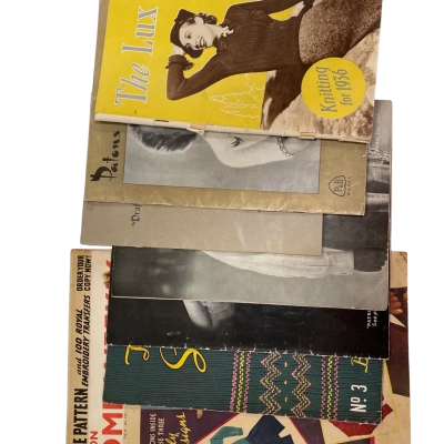 Knitting patterns from the 1930s