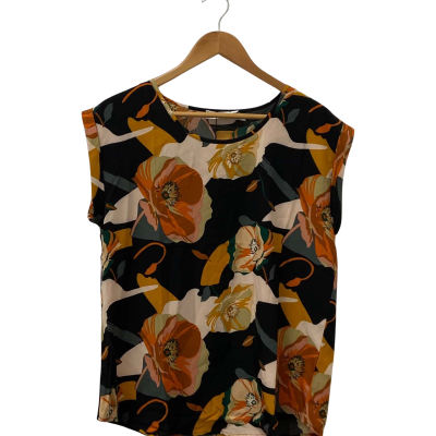  St. Frock Womens  Size 10 Short Sleeve Top Floral 