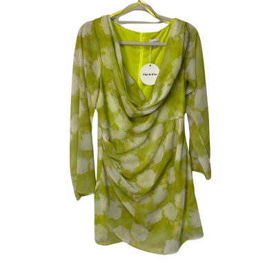 BNWT Gigi & Ella Size 14 Green cowl neck ruched front