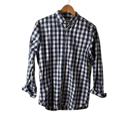 Country Road Mens  Size XS Long Sleeve Shirt Blue / White 