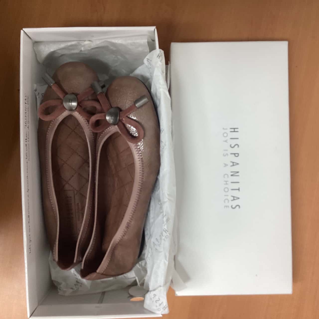 Hispanitas Womens Brown Flats(s)