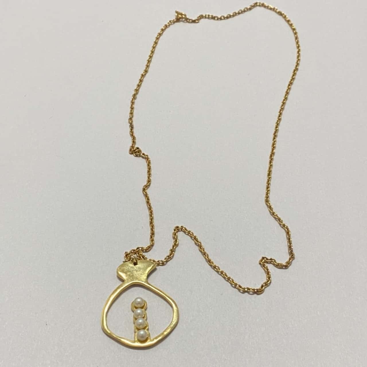 Women’s Costume Jewellery Necklace Gold Tone Faux Pearl(s)