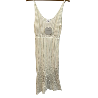 Paper Heart Womens  Size M Cream crochet dress