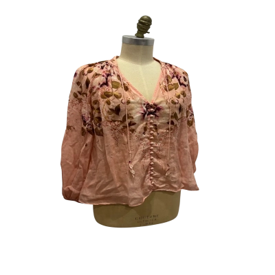 Zimmermann Womens  Size 0 Long Sleeve Top Floral / Pink  