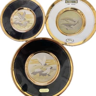 3- Chokin Art Collection 24KT GOLD RIM 