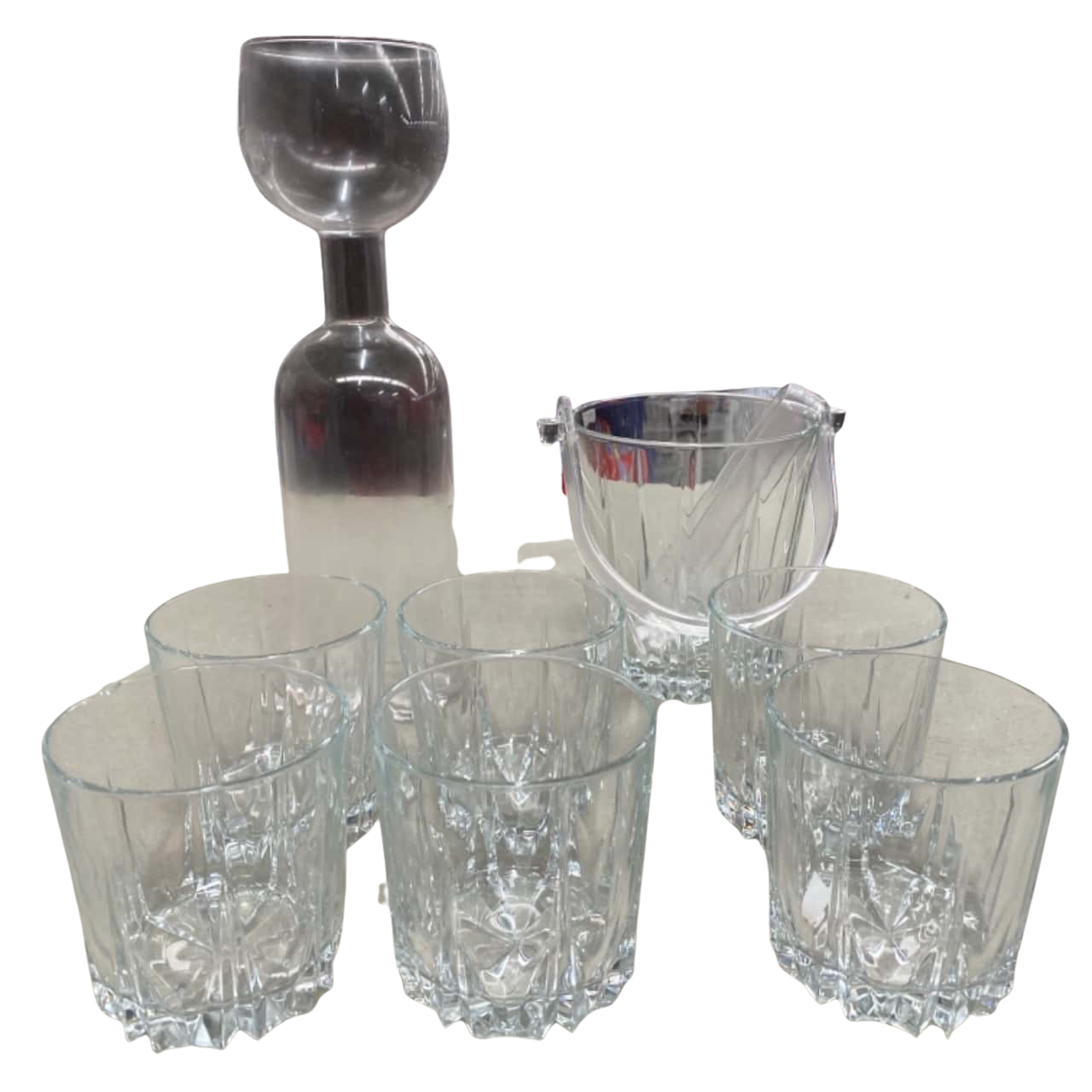 7 Piece Whisky Glass Set With Wine Aerator UAN (s)
