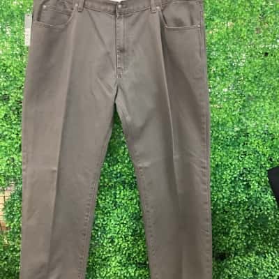  Mens  Size XXXXXXL Straight Leg Pants Khaki 