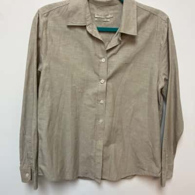 R.M. Williams Womens  Size 14 Beige Shirt