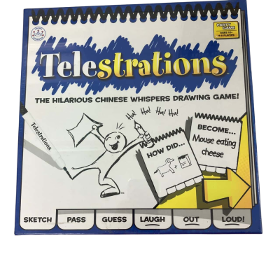 Telestrations, the hilarious Chinese whispers drawing game! 