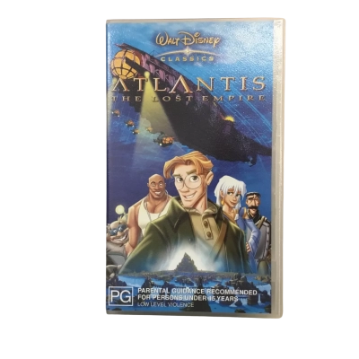 Vintage Walt Disney Classics Atlantis The Lost Empire VHS Tape