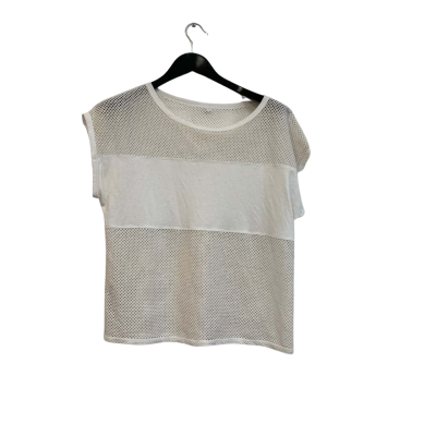  Womens  Size L White  top