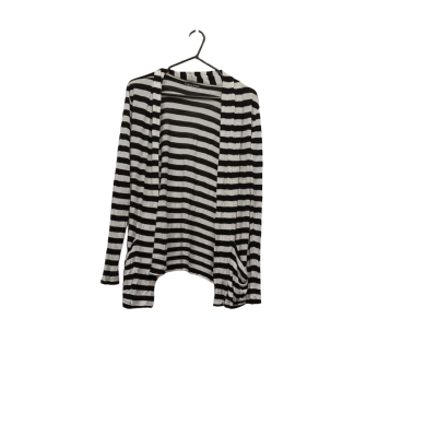 Calvin Klein Womens   Cardigan Black  / Striped / White Size M
