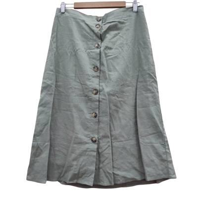 W.Lane Womens  Size 12 Maxi Skirt Green (3)