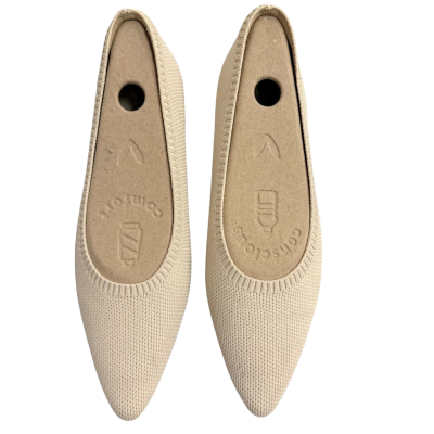  Womens  Size 38 Flats Beige Vivaia