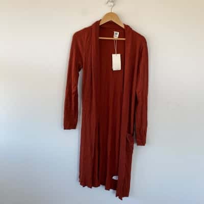 Rivers Terracotta Knit Cardigan  Size M 