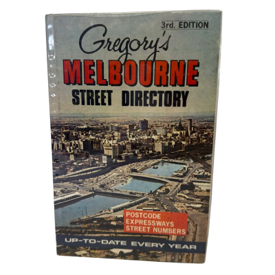Gregory’s Melbourne Street Directory 3rd Edition 