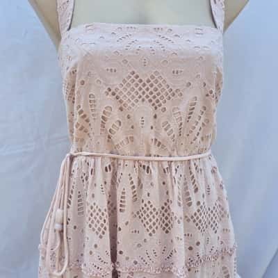 Forever New Womens  Size 14 Maxi Dress Pink  