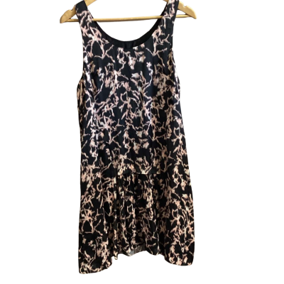 Witchery Womens  Size 12 Dress Black  / Pink  / White 