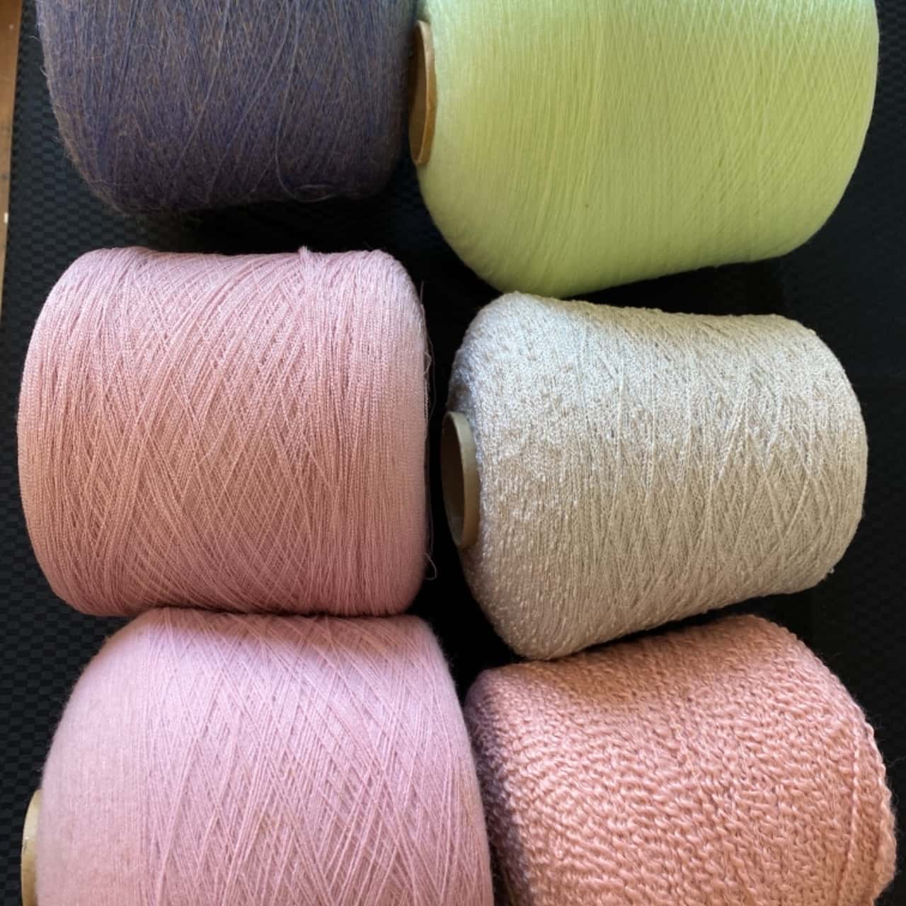 6 Large Cones of Assorted Cones Of Yarn 5.8kg(s)