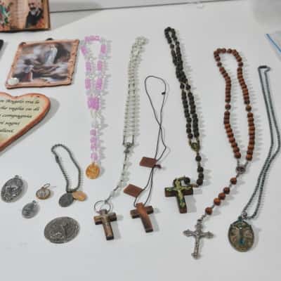 Religious Mega Iconography And Trinket Ornate Bundle PreOwned 