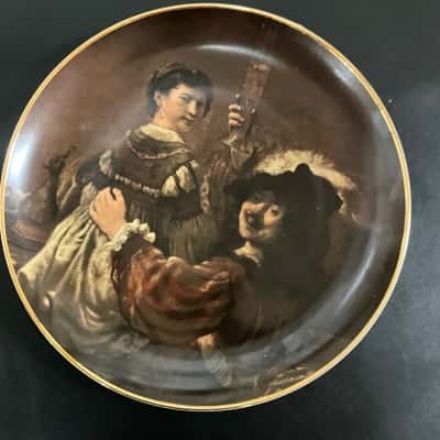 Vintage Bareuther waldsassen Porcelain plate 