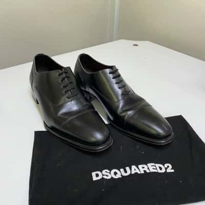 Dsquared Mens black dress shoe Size 42 