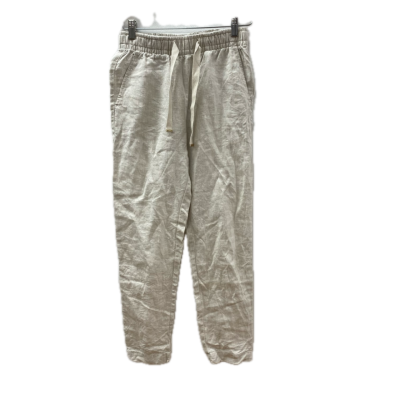 Venroy Womens Linen Pants Size XS Cream 