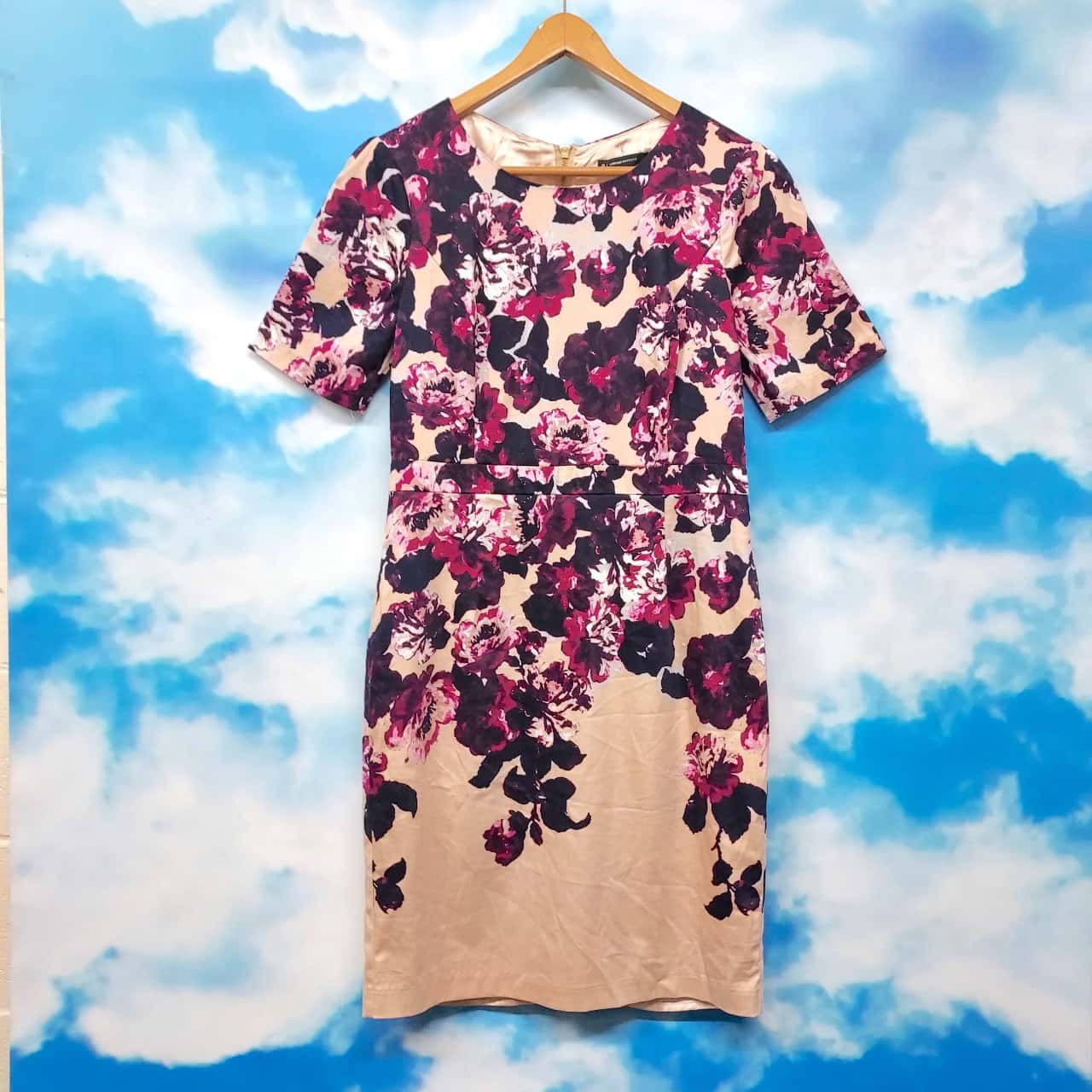 TARGET LIMITED EDITION Womens Size 14 Dress Floral/ Nude/ Pink New