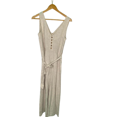 Susan Womens  Size 8 Jumpsuit Brown (outmeal)