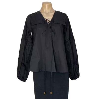 AJE black blouse in Size 6 