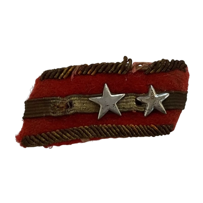 Authentic Imperial Japanese Army Type 98 First Lieutenant Collar Tab