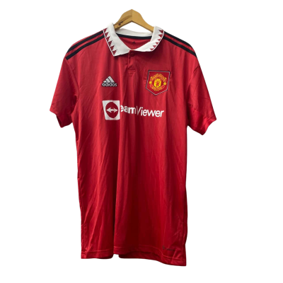 Adidas Manchester United Mens Size L Red Jersey Shirt