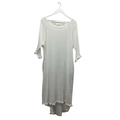 IMAGINE Italy Size S Lightweight Bohemian linen Blend Dress