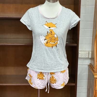 Peter Alexander Womens  Size XS Pyjamas Grey / Pattern / Pink  