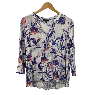 Jump Womens  Size 14 3/4 Sleeve Shirt Floral 
