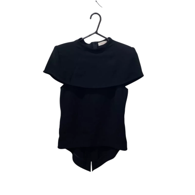 Sass & Bide Black Capelet Top Size 6