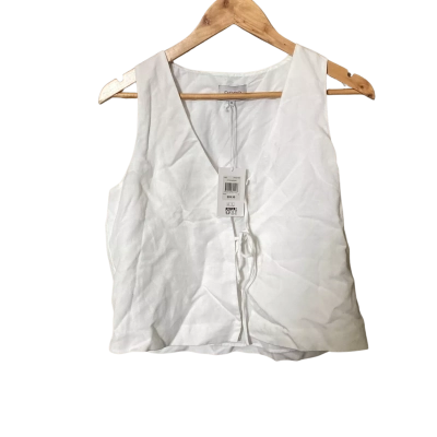 Piper Womens  Size 10 Sleeveless Top White 