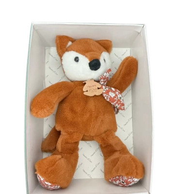 Histories d’Ours Paris Fox Baby Lovey Plush Animal 10”