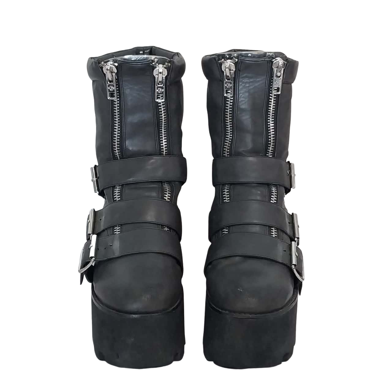 Made in Hell Detroit Platform boots, Size 11 Black (s)